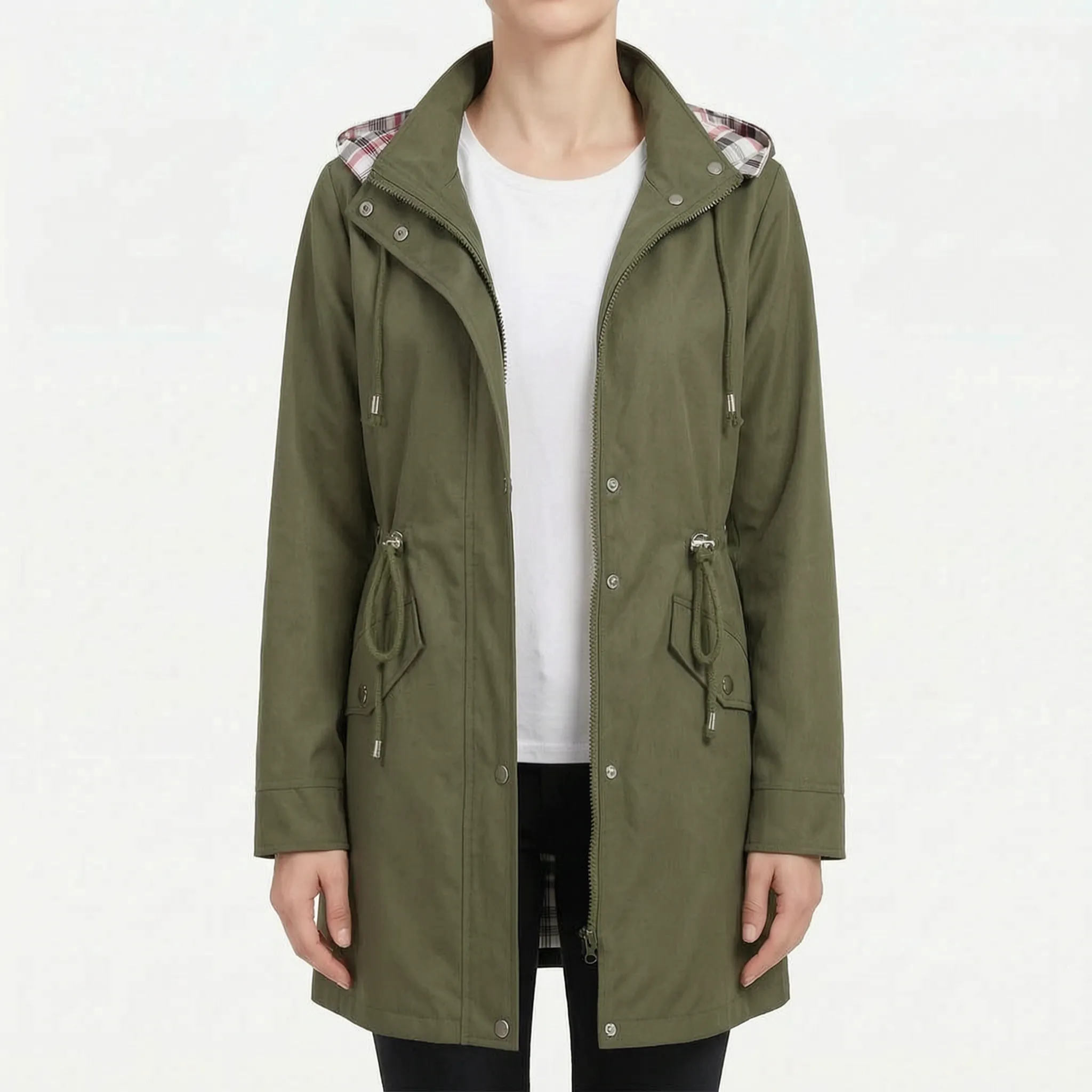Auroven - Longline Hooded Transitional Jacket