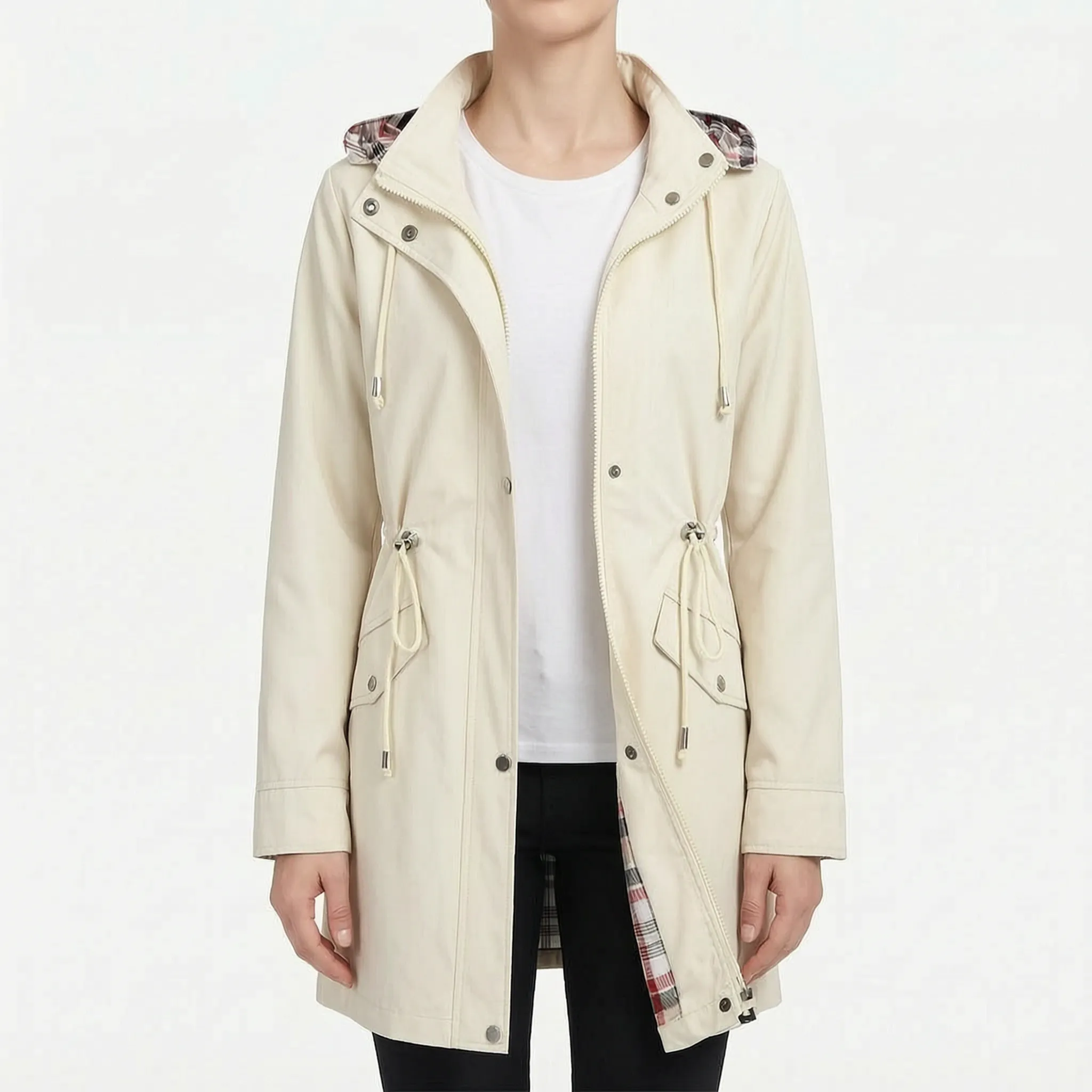 Auroven - Longline Hooded Transitional Jacket