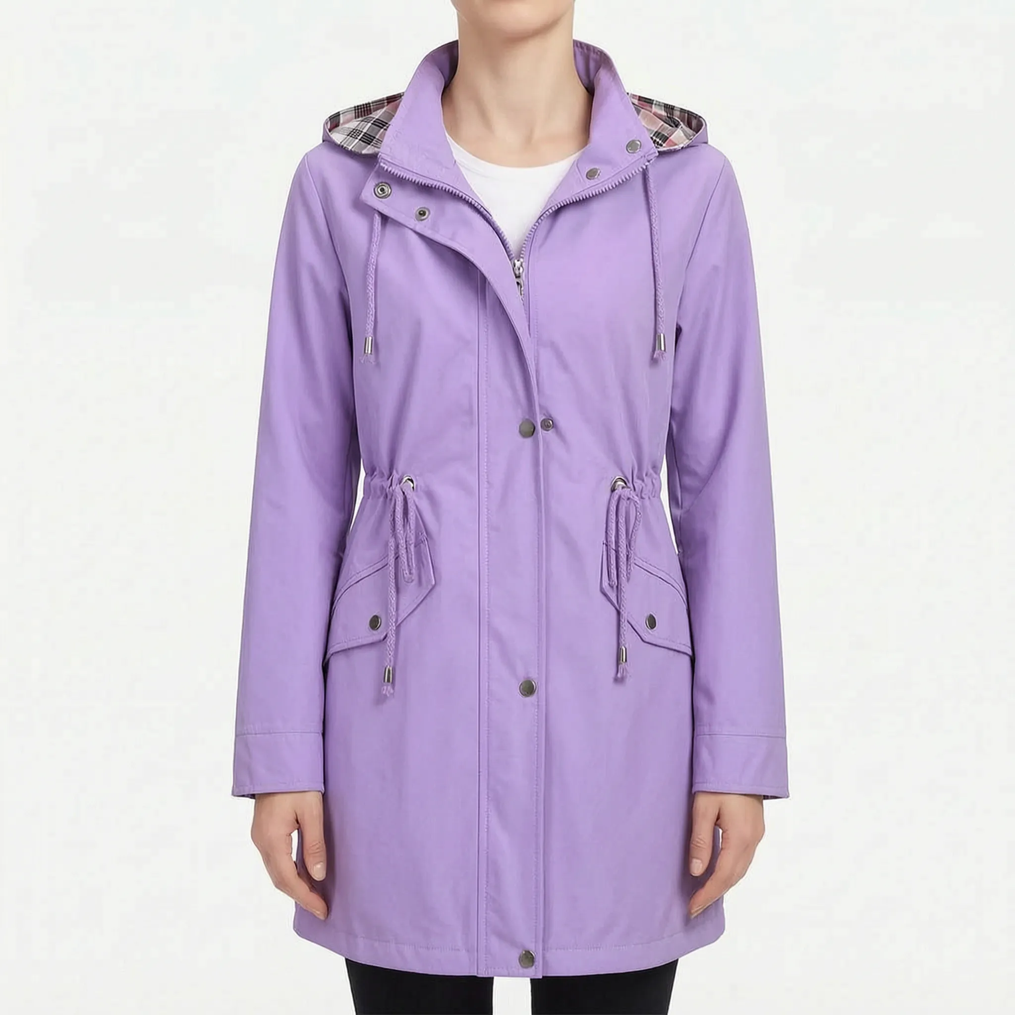 Auroven - Longline Hooded Transitional Jacket