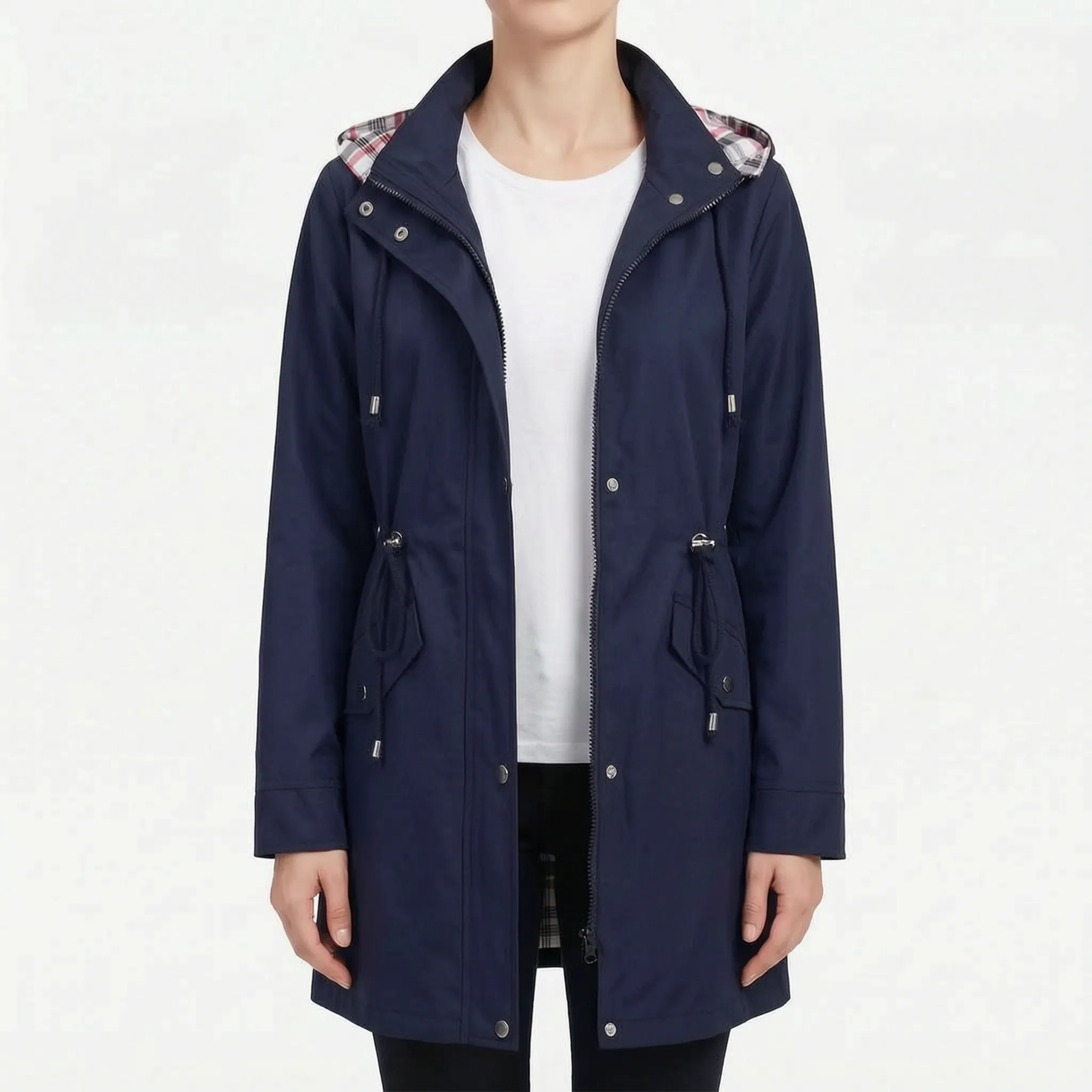 Auroven - Longline Hooded Transitional Jacket