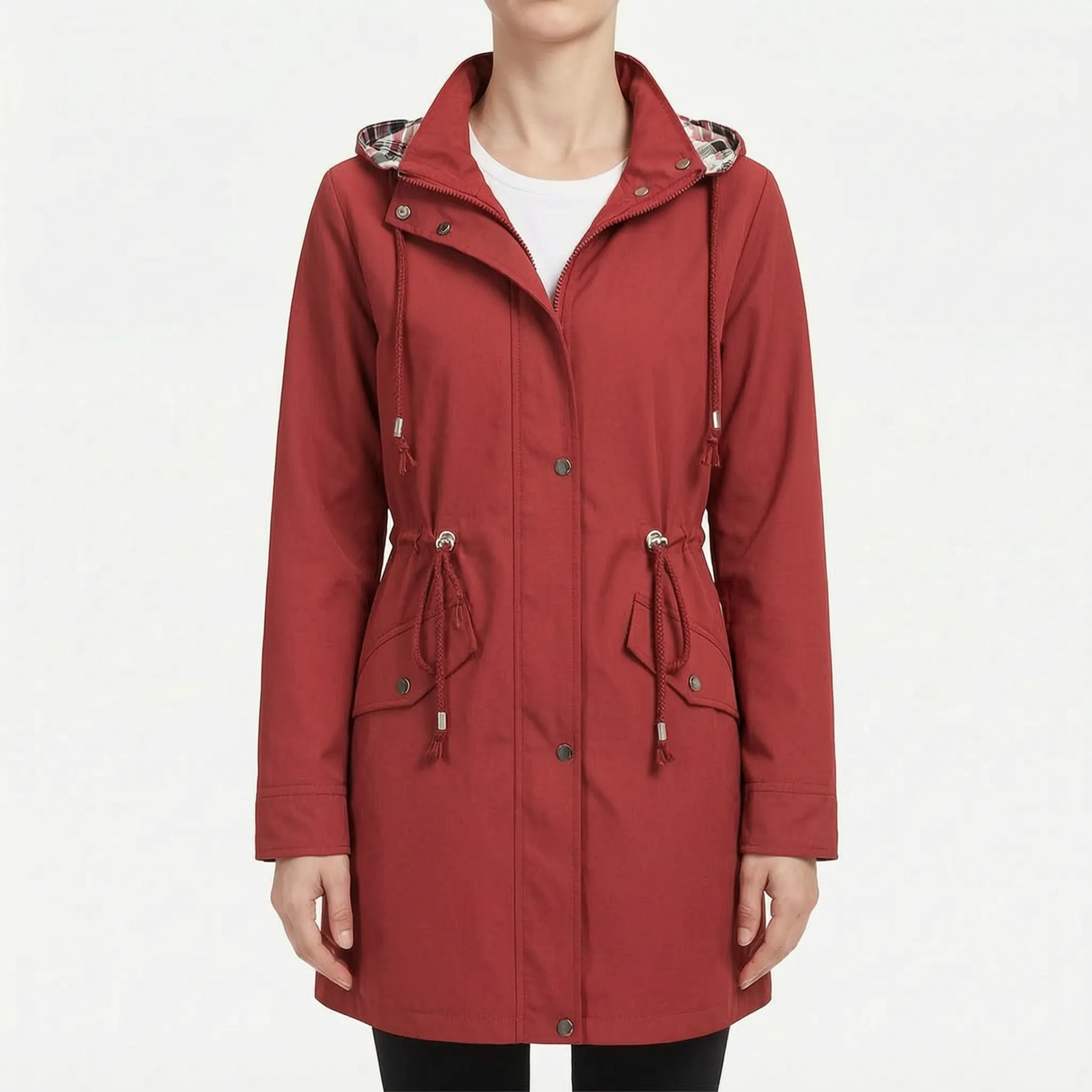 Auroven - Longline Hooded Transitional Jacket
