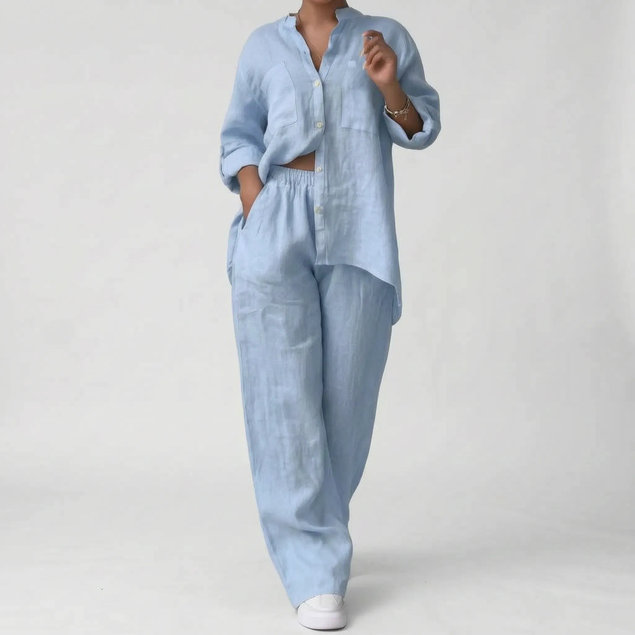 Breezet - Casual Relaxed Two-Piece Lounge Set