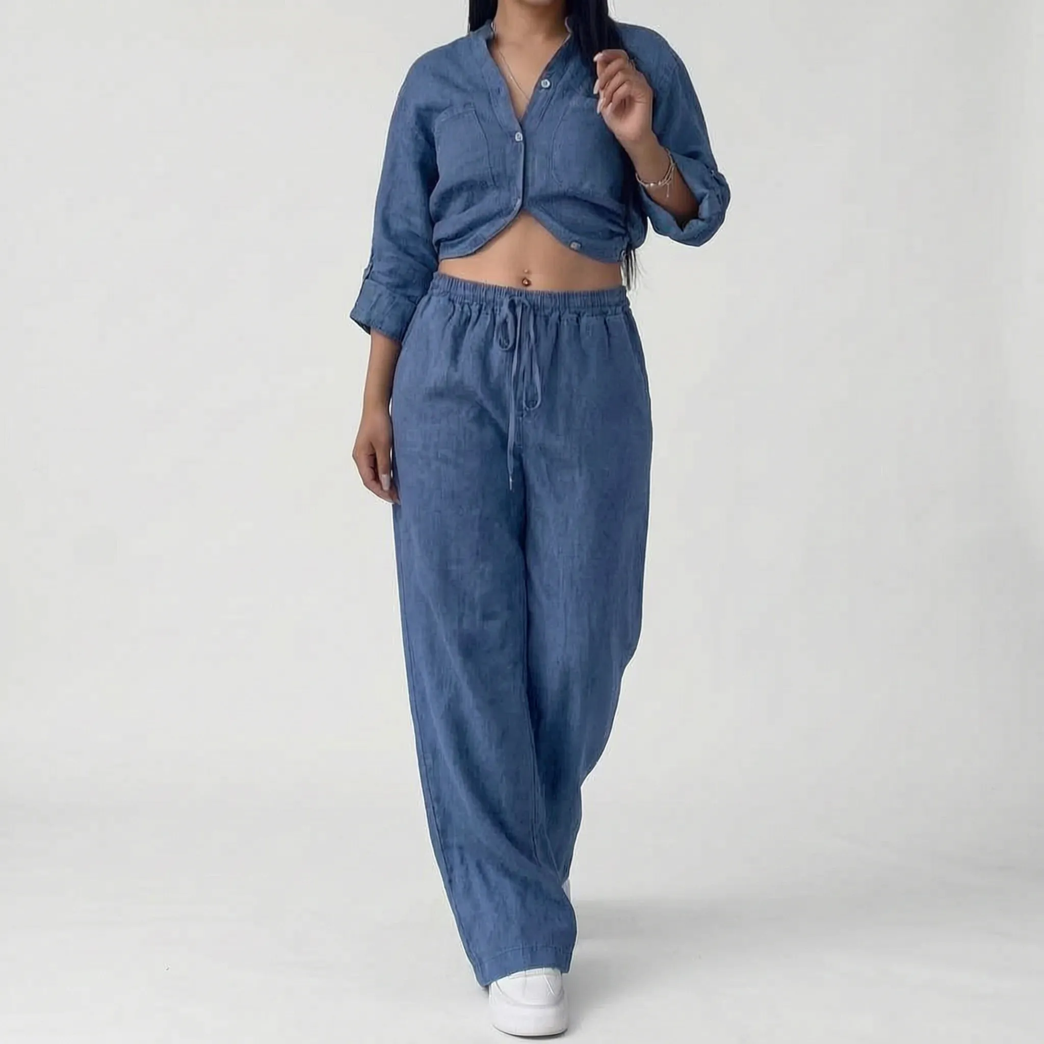 Breezet - Casual Relaxed Two-Piece Lounge Set
