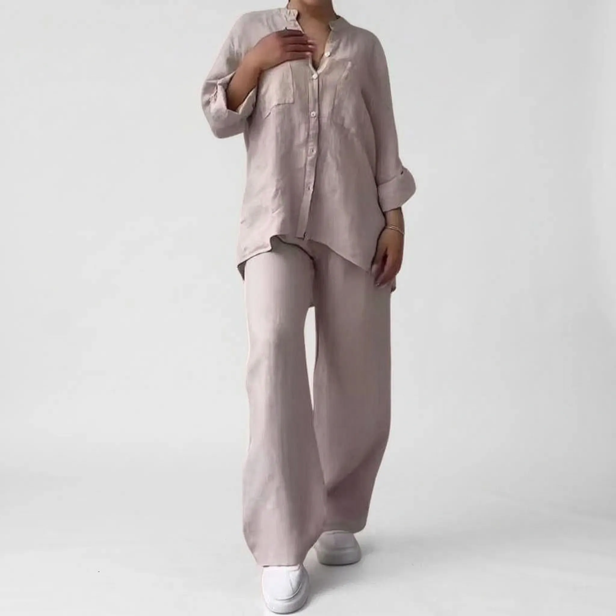 Breezet - Casual Relaxed Two-Piece Lounge Set