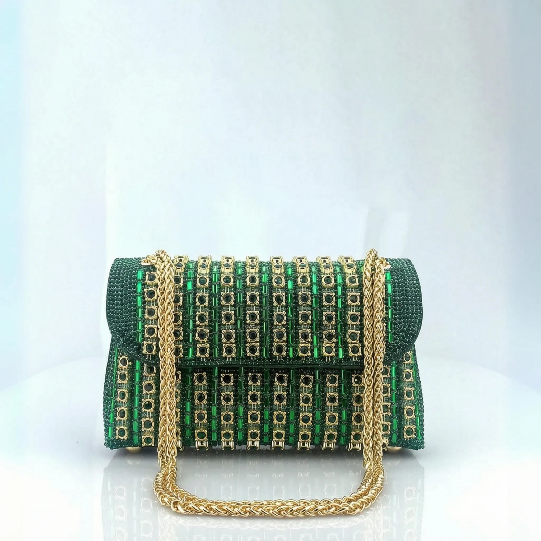 Glimmera - Embellished Flap Shoulder Bag