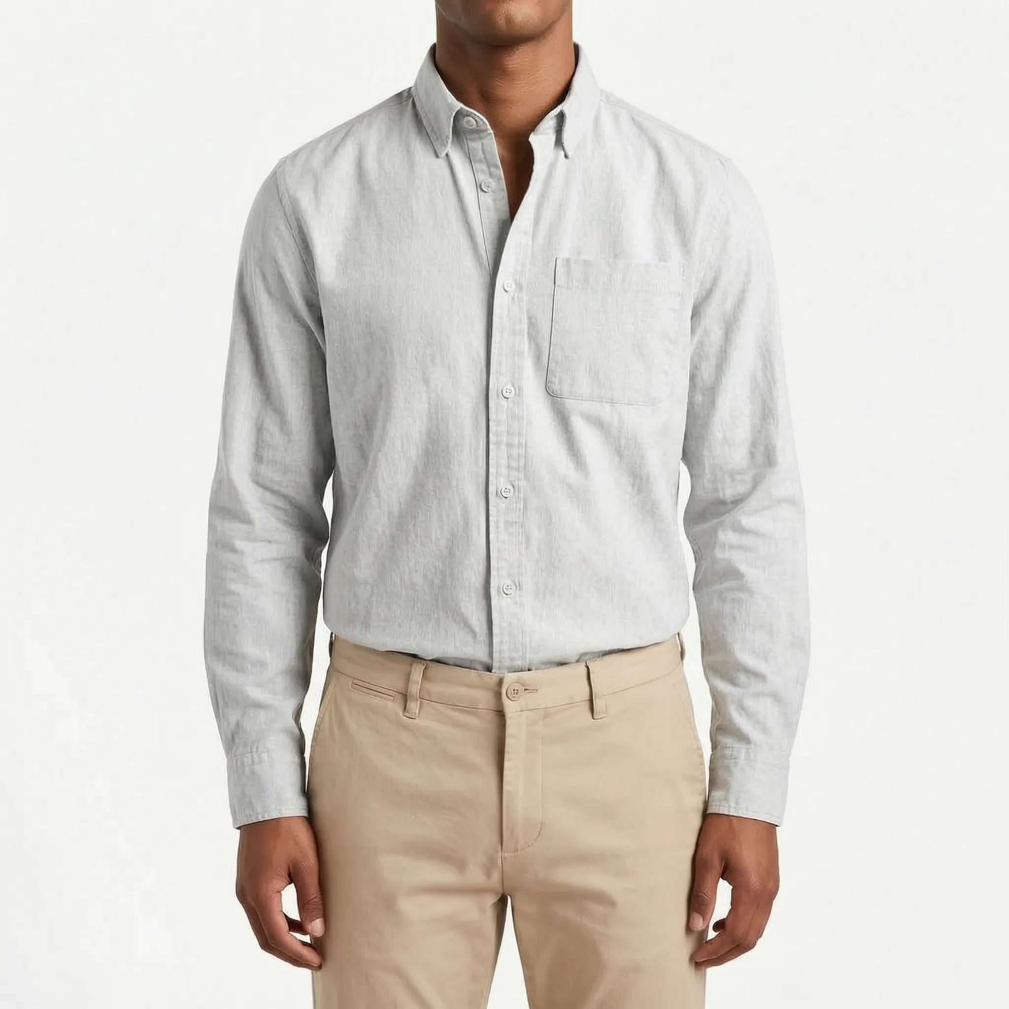 Rovent - Casual Long-Sleeved Button-Up Shirt