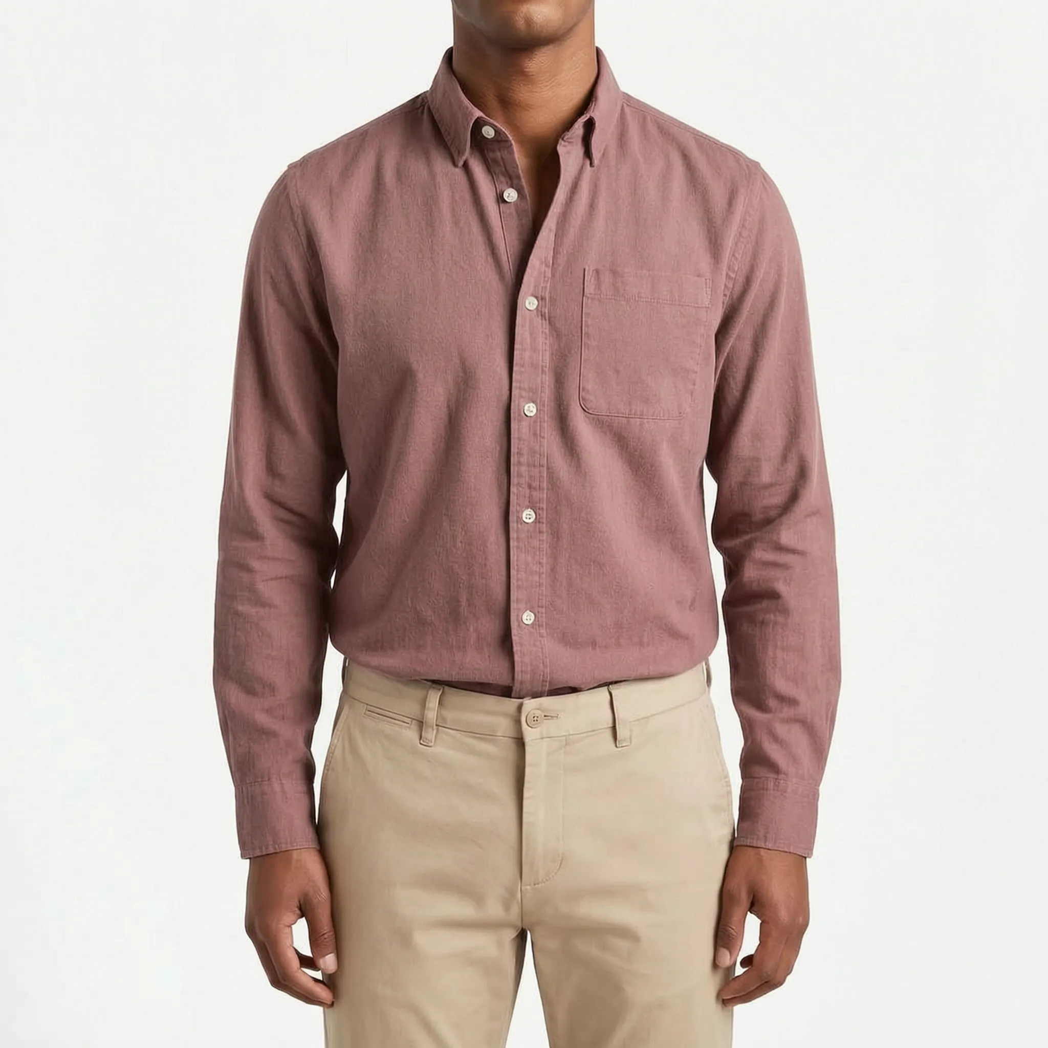 Rovent - Casual Long-Sleeved Button-Up Shirt
