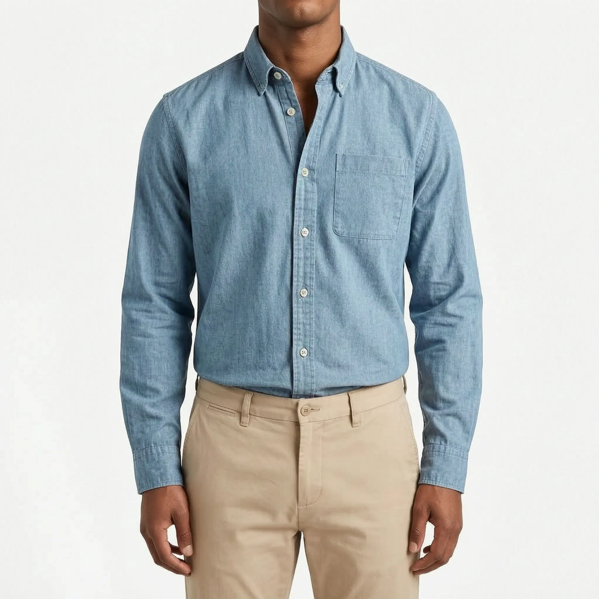 Rovent - Casual Long-Sleeved Button-Up Shirt