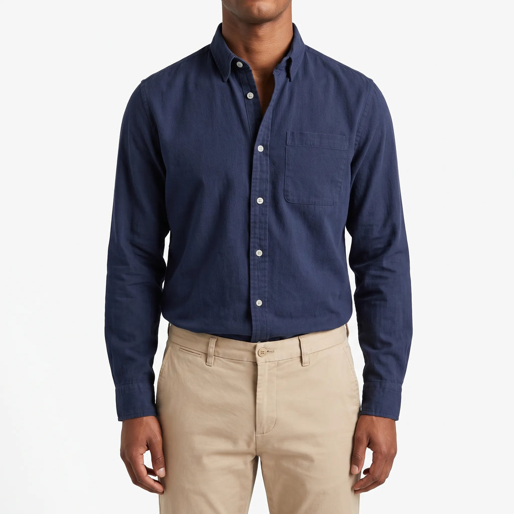Rovent - Casual Long-Sleeved Button-Up Shirt