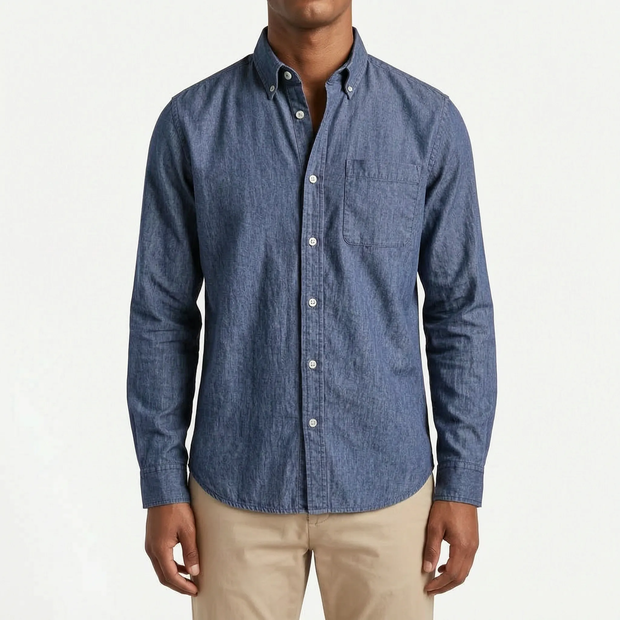 Rovent - Casual Long-Sleeved Button-Up Shirt
