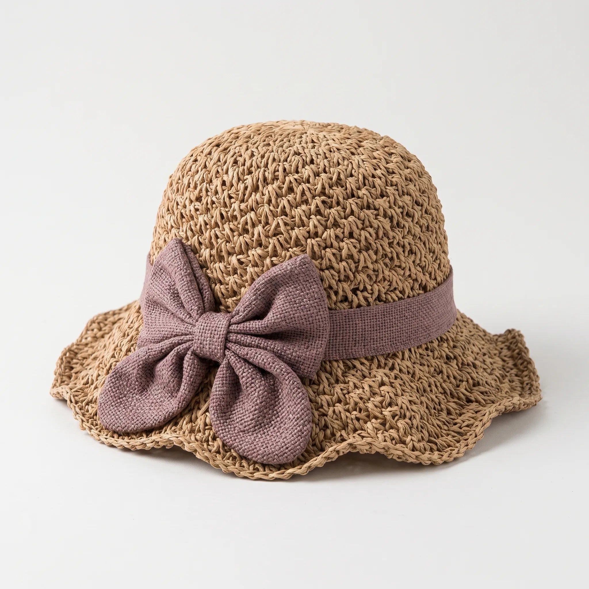 Sombrea - Woven Texture Retro Sun Hat