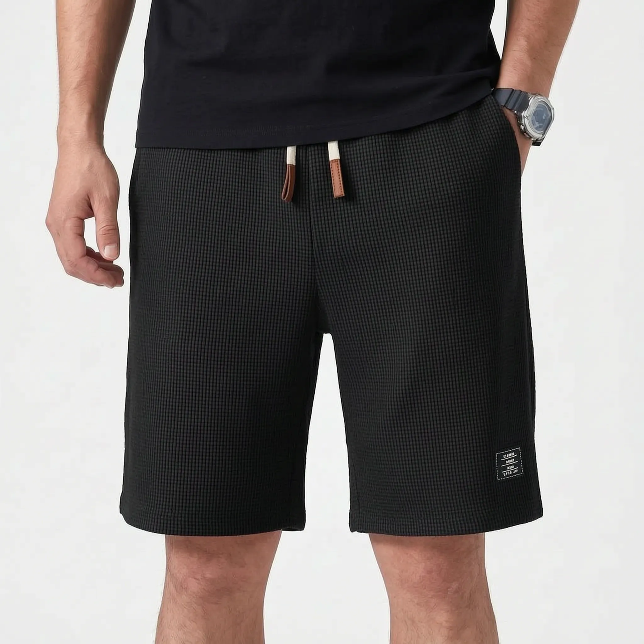 Valmont - Textured Casual Summer Shorts