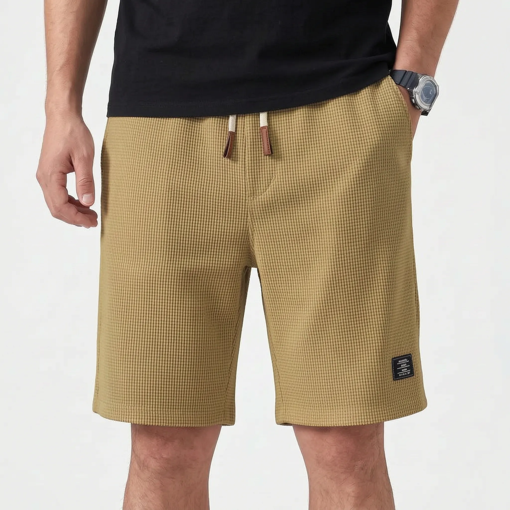 Valmont - Textured Casual Summer Shorts