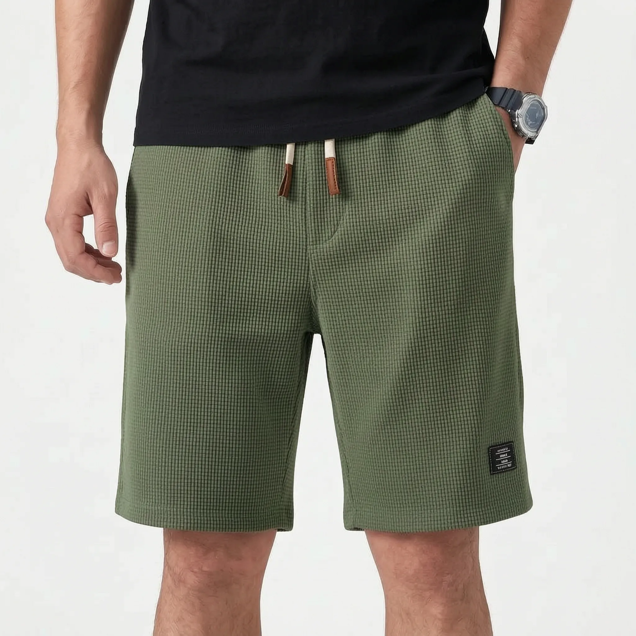 Valmont - Textured Casual Summer Shorts