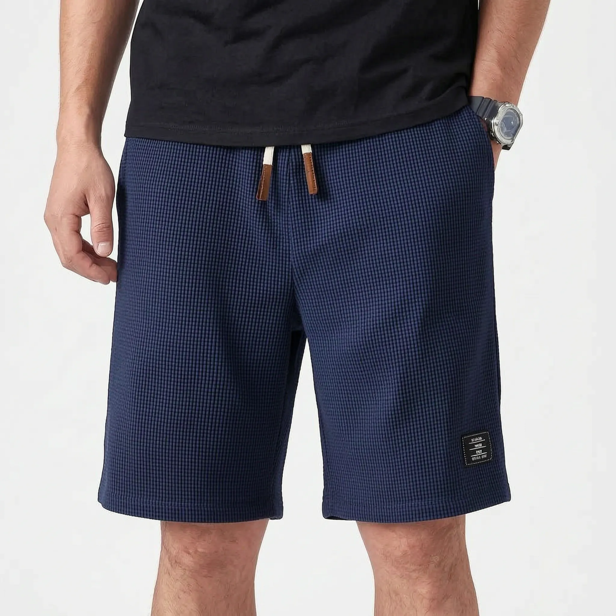Valmont - Textured Casual Summer Shorts