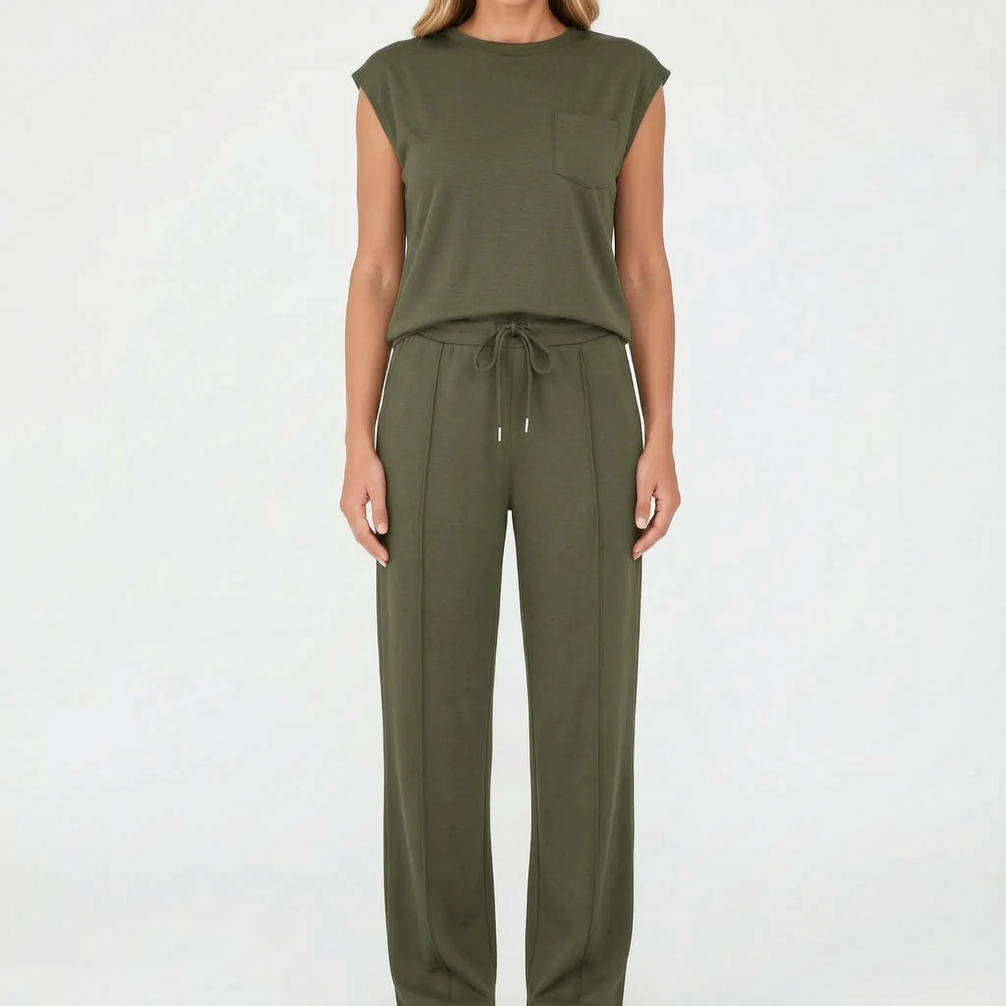 Vespera - Sleeveless Lounge Co-Ord Set