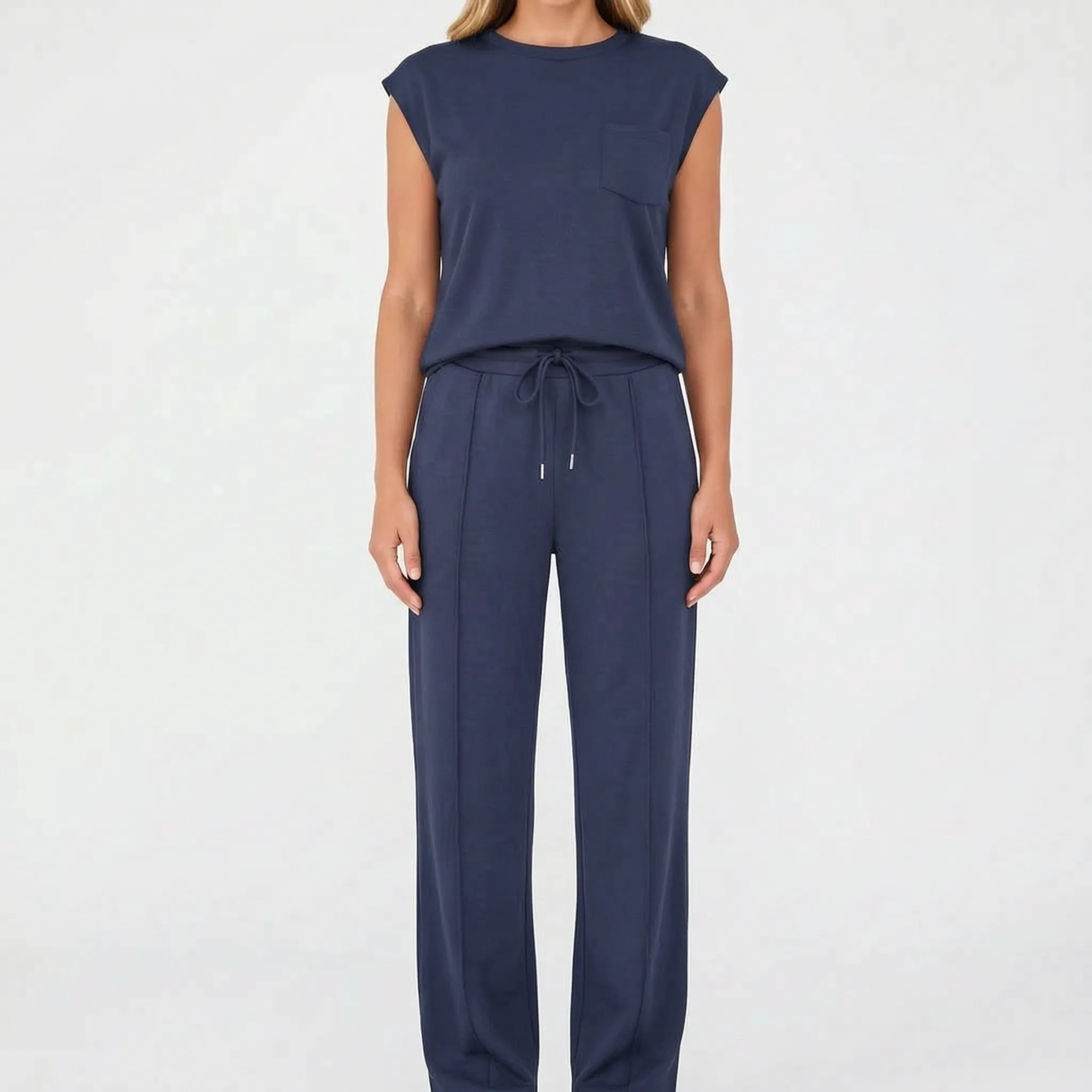 Vespera - Sleeveless Lounge Co-Ord Set