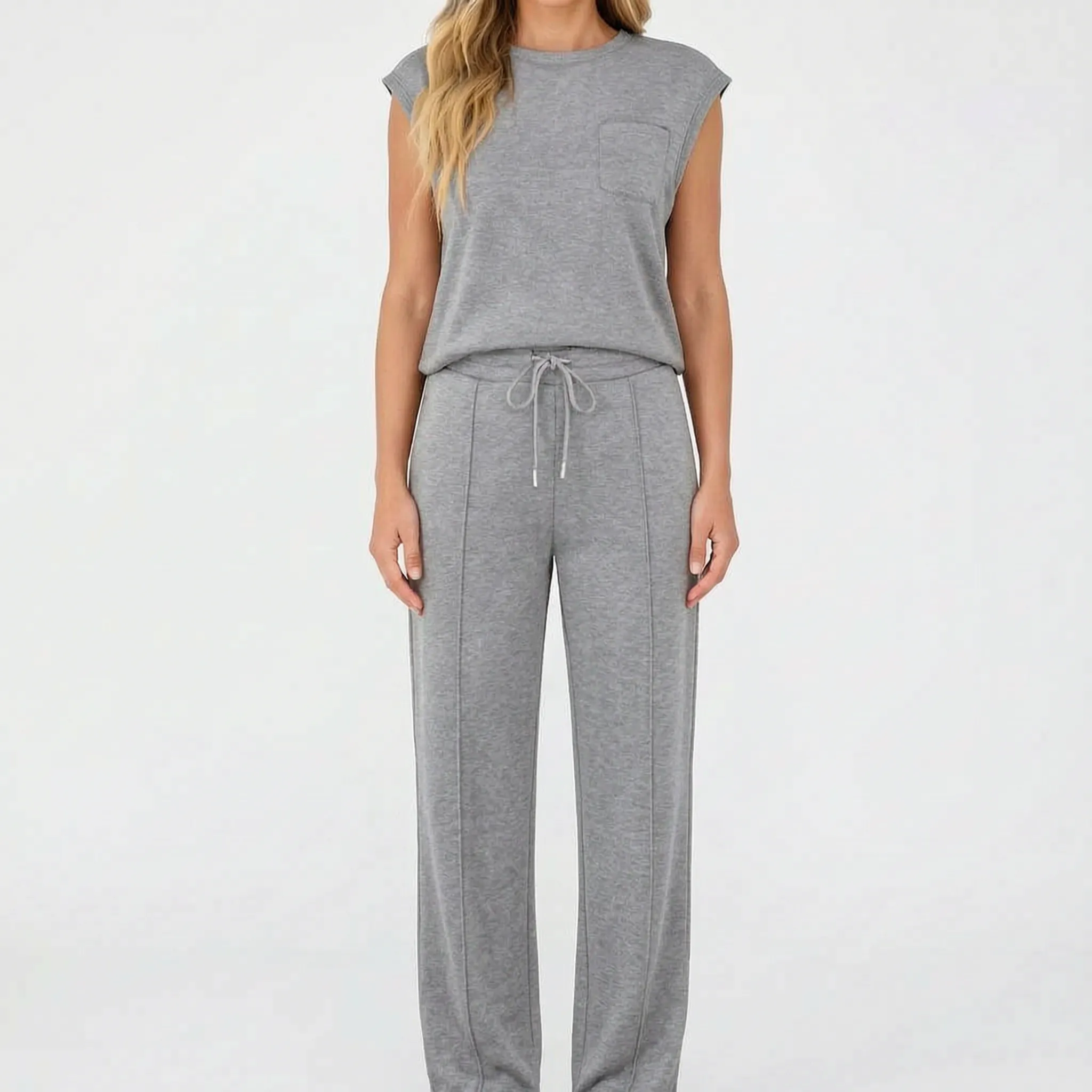 Vespera - Sleeveless Lounge Co-Ord Set
