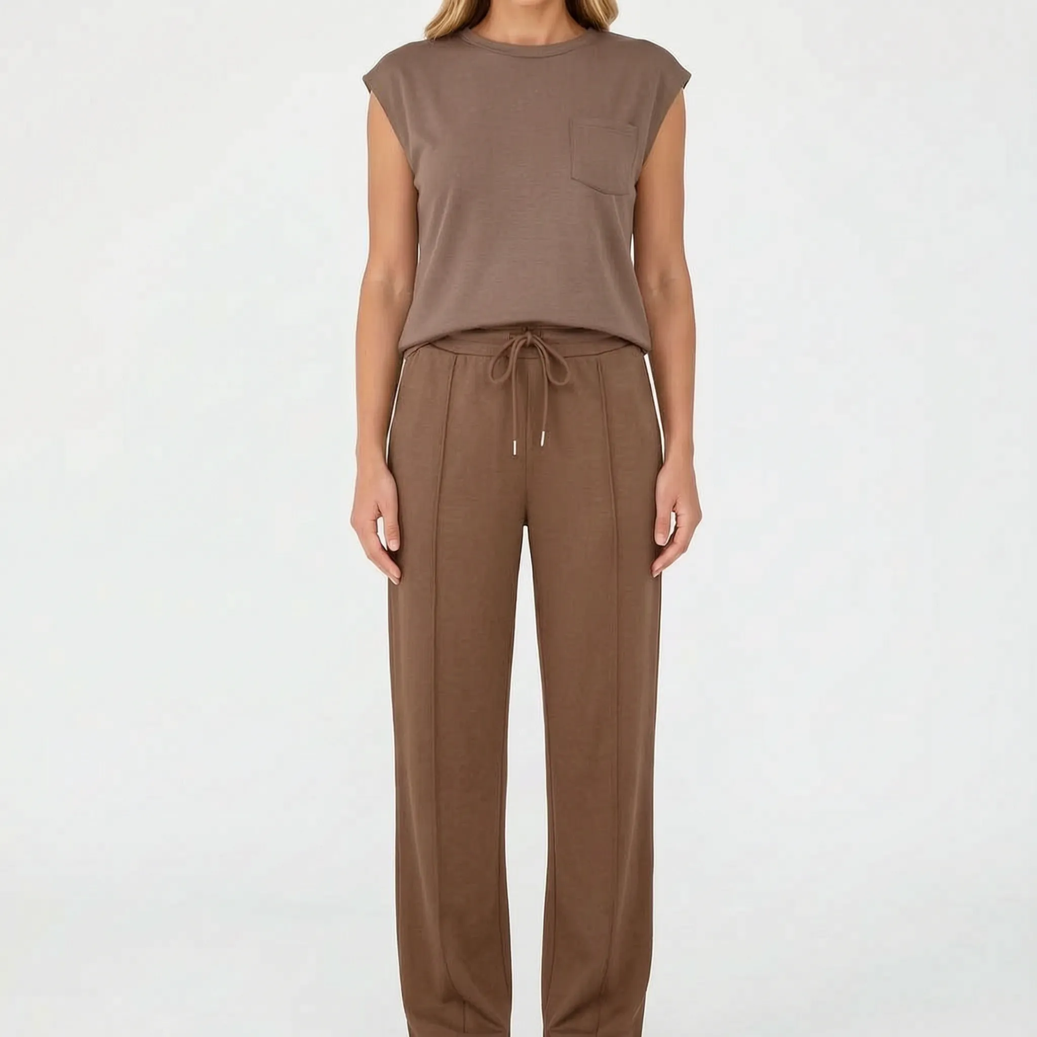 Vespera - Sleeveless Lounge Co-Ord Set