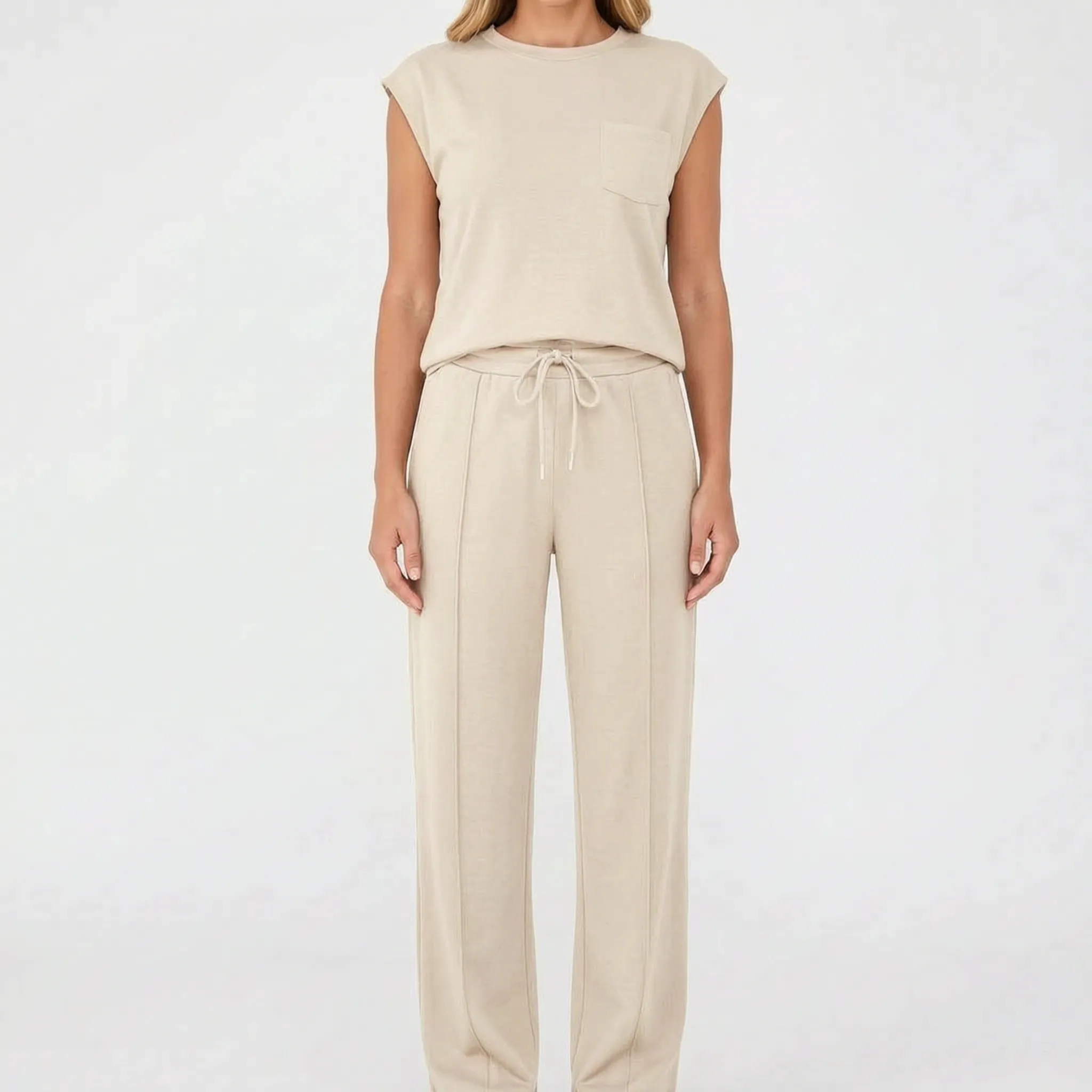 Vespera - Sleeveless Lounge Co-Ord Set