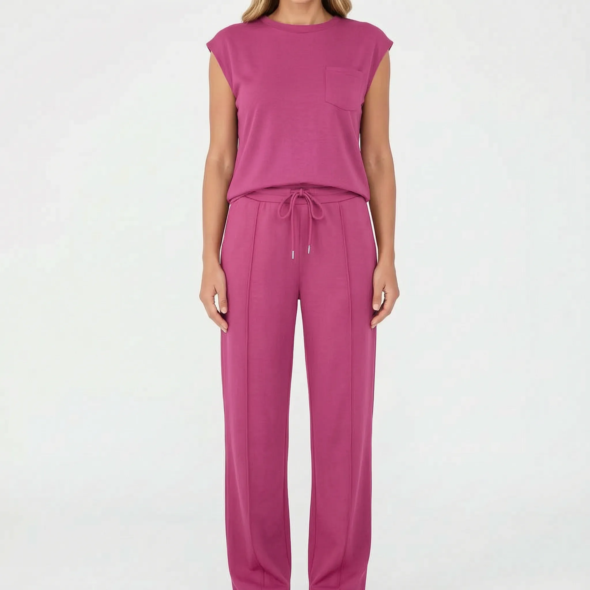 Vespera - Sleeveless Lounge Co-Ord Set