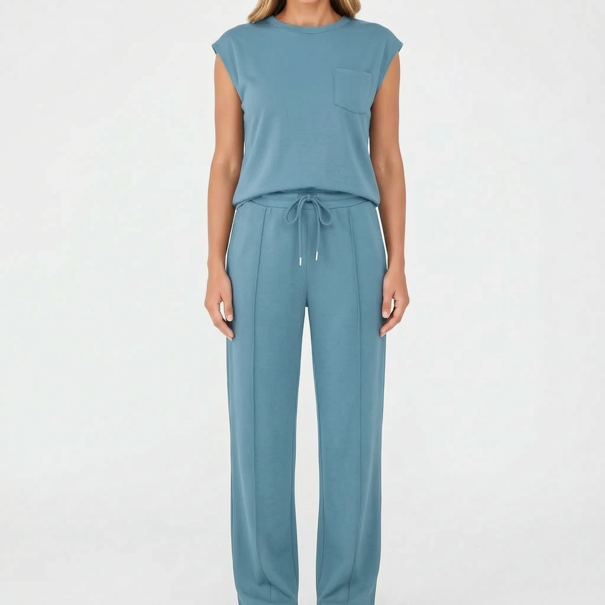Vespera - Sleeveless Lounge Co-Ord Set