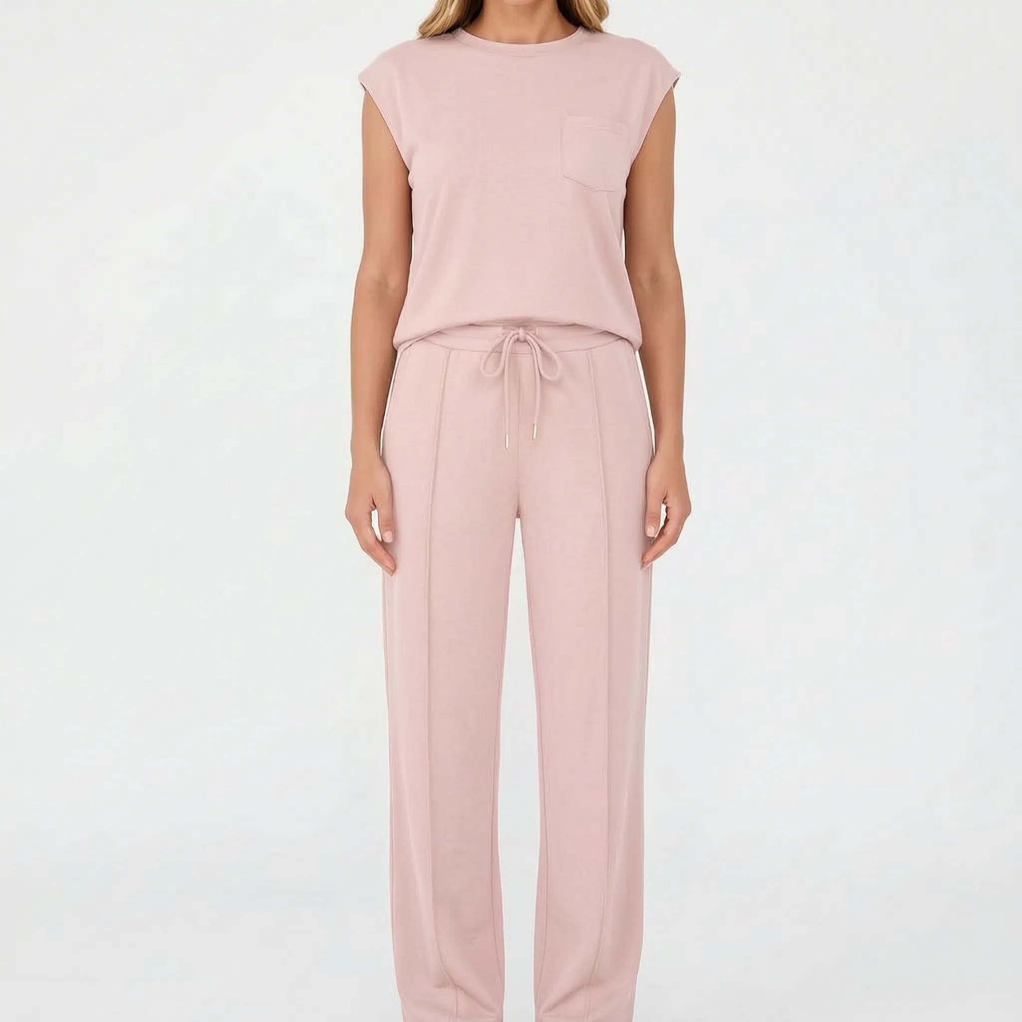 Vespera - Sleeveless Lounge Co-Ord Set